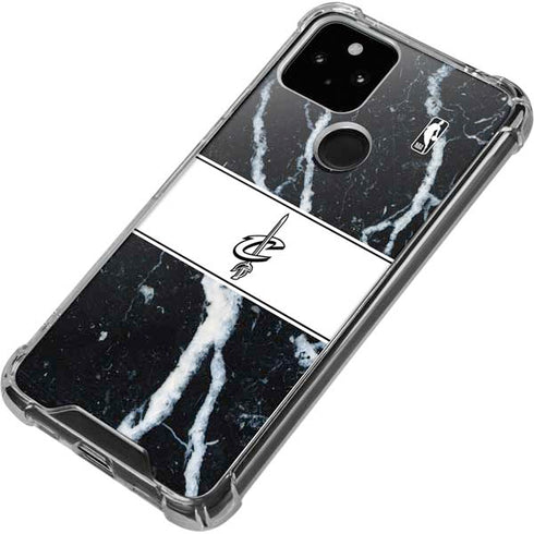 NBA Cleveland Cavaliers Marble Google Pixel 5 Clear Case